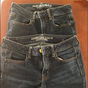 American eagle jeans. Girls size 4 & 6